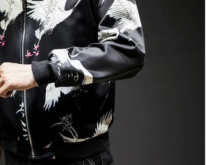 Embroidered Baseball Jacket and Casual Jacket