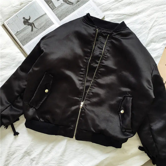 Pilot Jacket, Baseball Jacket, Loose Student Short Coat